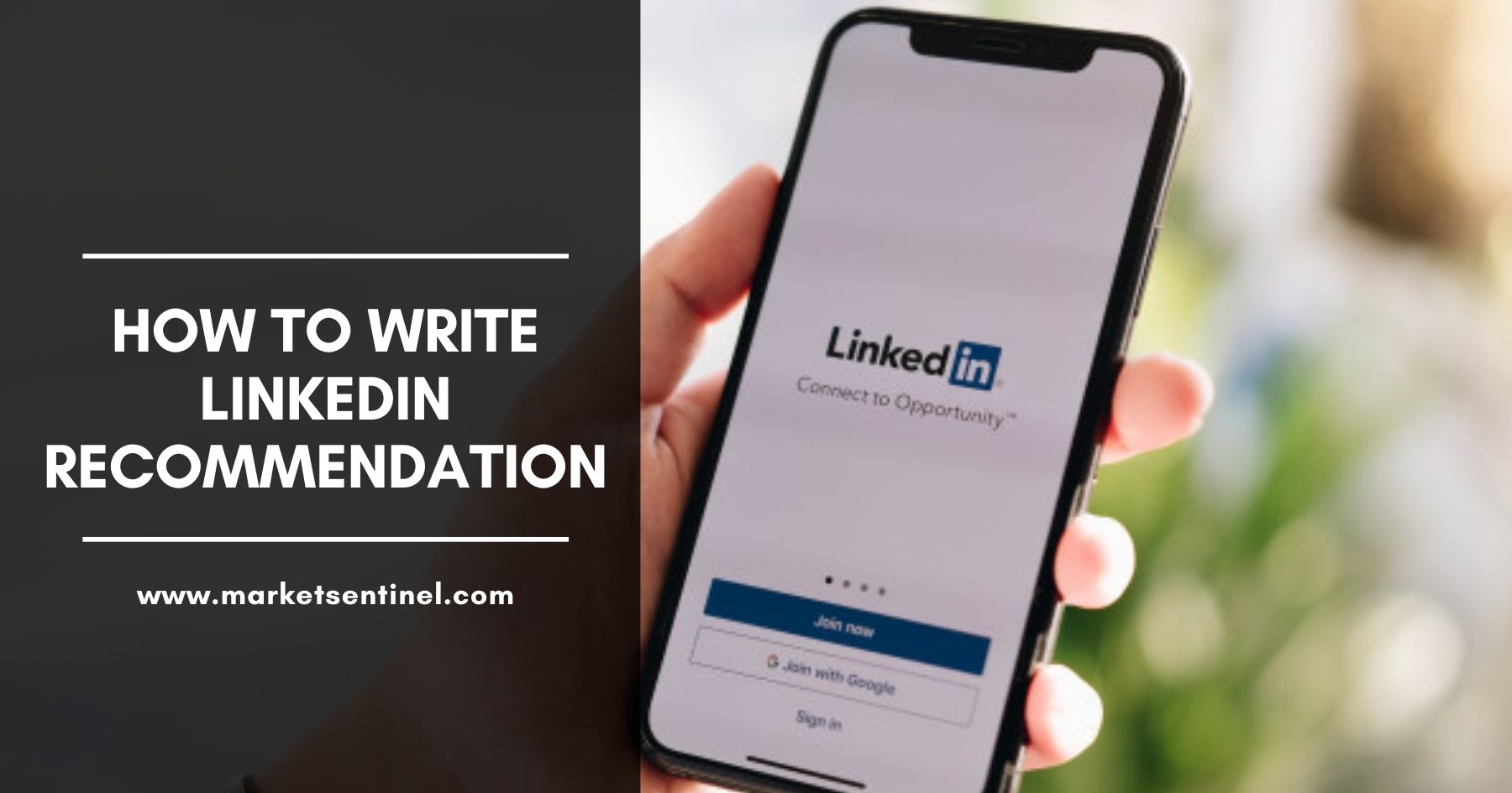 How to Write Great LinkedIn Recommendation - Market Sentinel